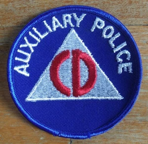 Old Stock Citizens AUXILIARY POLICE CD Zivilschutz Patch (selten) - Bild 1 von 6