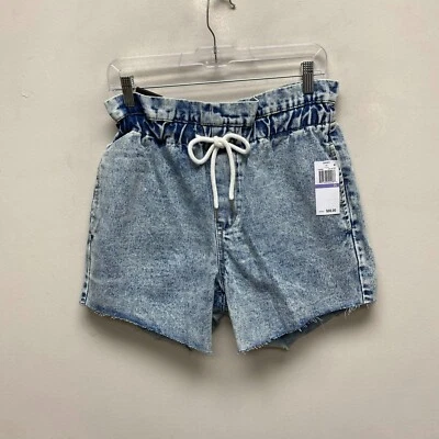 Blank NYC Mujer Azul Love On Top Cordón Tiro Alto Denim Bolsa de Papel Pantalones Cortos 26 Foto 1 de 4