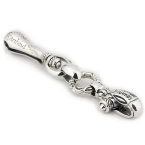 Gothic Eagle Belt Clip 925 Sterling Silver Keychain Punk DIY Accessories 8J003D - Picture 1 of 10