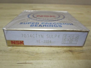 7014CTYNSULP4 NSK Cuscinetto angolare a contatto di precisione - Foto 1 di 1