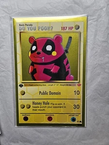Do You Pooh PIKAPOOH #37/100 Gold Foil Pokemon Karte Hommage Pikachu Deadpooh - Bild 1 von 7