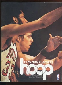 4-10 1975 NBA Basketball Playoff Program Buffalo Braves at Washington Bullets EX - Picture 1 of 1