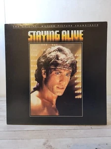 LP Vinyl - STAYING ALIVE Soundtrack (John Travolta 1983) The Bee Gees - Picture 1 of 6