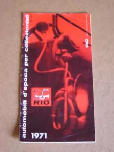 Rio Catalogo Originale anni '70 - Imagen 1 de 1