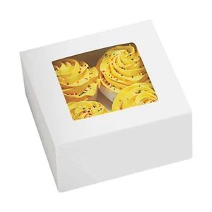 Wilton White Cupcake Boxes - 6.25" x 6.25" x 3" - 3 Count (415-1215) - Picture 1 of 1