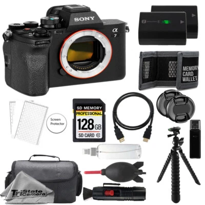 Sony a7 IV Mirrorless Camera + 128GB + Extra Battery+ Tripod- Accessory Kit - Image 1 of 4