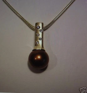 * Collar SCHOKOPERLE brillantes 0,12 quilates oro amarillo, rosa o blanco 585 * - Imagen 1 de 1