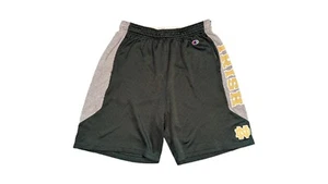 VINTAGE Notre Dame Fighting Irish Shorts Mens Large Green Champion Logo NCAA 90s - Picture 1 of 7