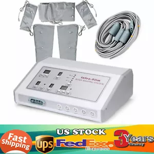 Traje adelgazante de presión de aire Presoterapia Máquina de drenaje linfático infrarrojo EE. UU. - Imagen 1 de 12