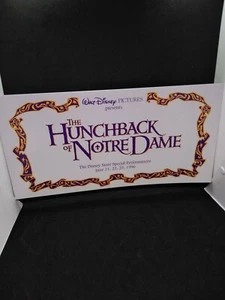The Disney Store Special Edition THE HUNCHBACK OF NOTRE DAME Lithograph 1996 - Picture 1 of 4