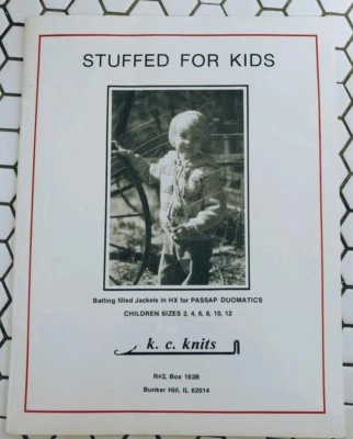 Stuffed for Kids Batting Filled Jacket Patterns for Passap Duomatic  - Image 1 of 4