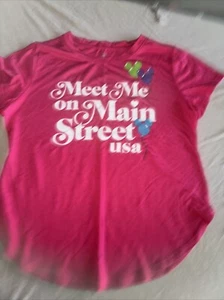 Disney Parks Meet Me On Main Street USA Ballons Shirt Größe Medium - Bild 1 von 4