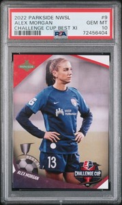 2022 ALEX MORGAN Parkside NWSL Challenge Cup USWNT Best XI Soccer Card #9 PSA 10
