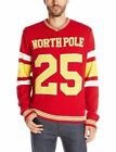 Ugly Christmas Sweater Hockey Jersey Blizzard Bay 25 North Pole Cotton Red, M