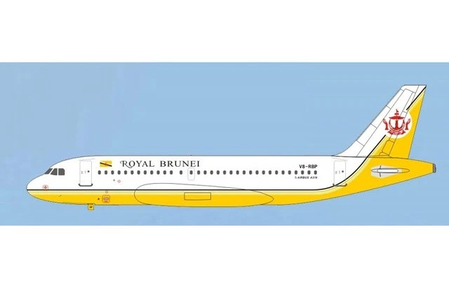 AC19149 AeroClassics A319 1/400 Model V8-RBP Royal Brunei Airlines - Image 1 of 1
