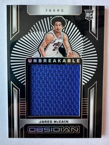 2024-25 Panini Obsidian - Jared McCain (RC) - Unbreakable Materials /249 - Bild 1 von 12