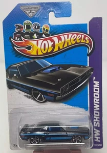 2013 Hot Wheels HW Showroom '71 Dodge Challenger Black 222/250 - Picture 1 of 1