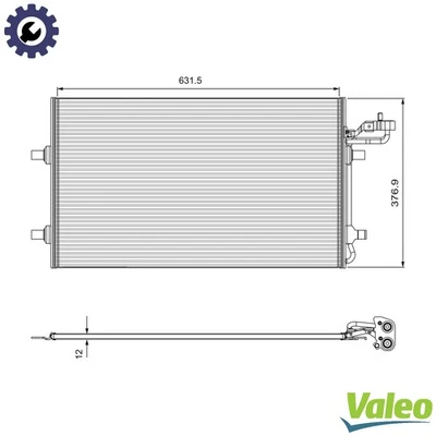 CONDENSER AIR CONDITIONING 814324 FOR VOLVO V50 C30 C70/II/Convertible S40 1.8L - Image 1 of 4