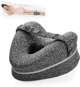Memory Foam Leg Pillow Cushion Knee Support Pain Relief Washable Cover Bed Sofa - Picture 1 of 11