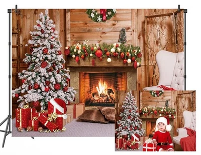 Foto Navidad telón de fondo vinilo 5*7 pies  Foto 1 de 4