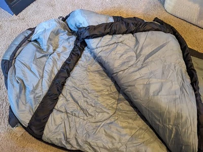 Sub Zero Bags Winter Sleeping Bag Low 0 Degrees F -20C Gray Black Good Condition - Image 1 of 2