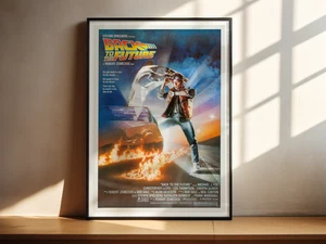 Back to the Future Poster – A2 A3 A4 | Retro 80s Movie Wall Art Print - Picture 1 of 10