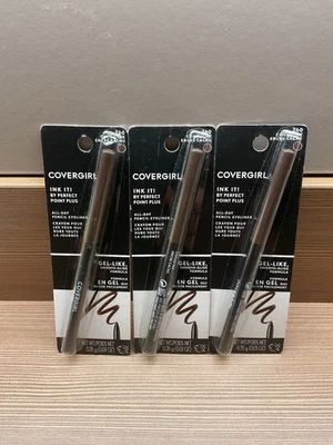 3 Covergirl Ink It! All-Day Pencil Eyeliner #260 Cocoa Ink 0.01 Oz. Each - Image 1 of 3