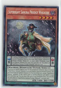 YuGiOh Dueling Mirrors Tins Superheavy Samurai Prodigy Wakaushi Secret Rare - Picture 1 of 2