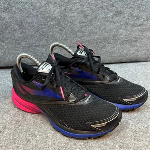 Brooks Launch 4 Women's Running Shoes Sneakers Black Pink Purple Comfort 8.5 - Picture 1 of 11