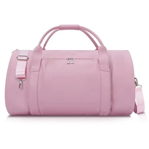 Leather Garment Bag for Travel – 2-in-1 Carry-On Suit Bag & Weekender for Men... - Picture 1 of 6