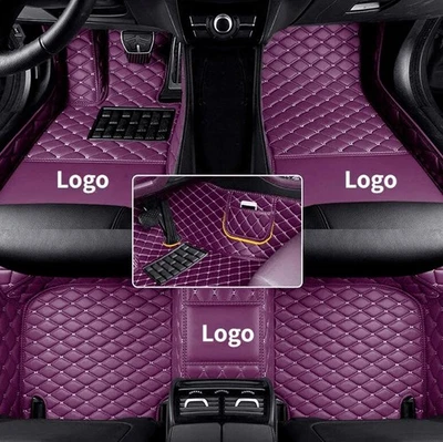 For KIA All Models Waterproof Front & Rear Custom Car Floor Mats Carpets Liners — 第 1/4 张图片