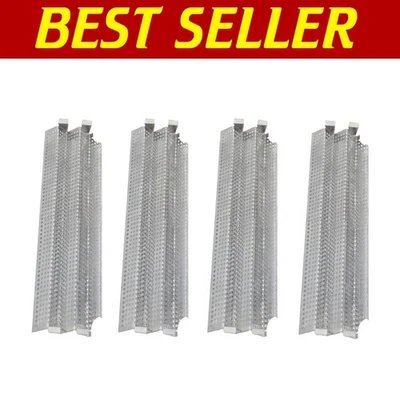 Pacote com 4 placas térmicas de aço inoxidável para Viking Grill série VGBQ 30/41/53 - Imagem 1 de 4