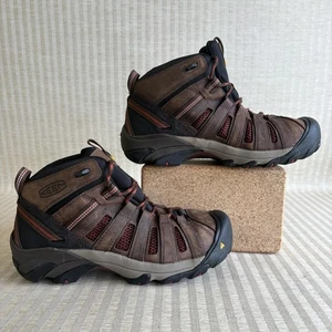 Botas de trabajo Keen para hombre talla 11 marrón negro punta de seguridad media EH antideslizantes al aceite - Imagen 1 de 17