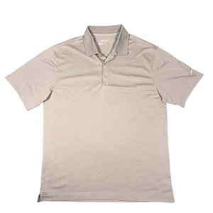 Nike Golf Tour Performance Dri Fit Polo Para Hombre L Gris Elástico Manga Corta Camisa - Imagen 1 de 6