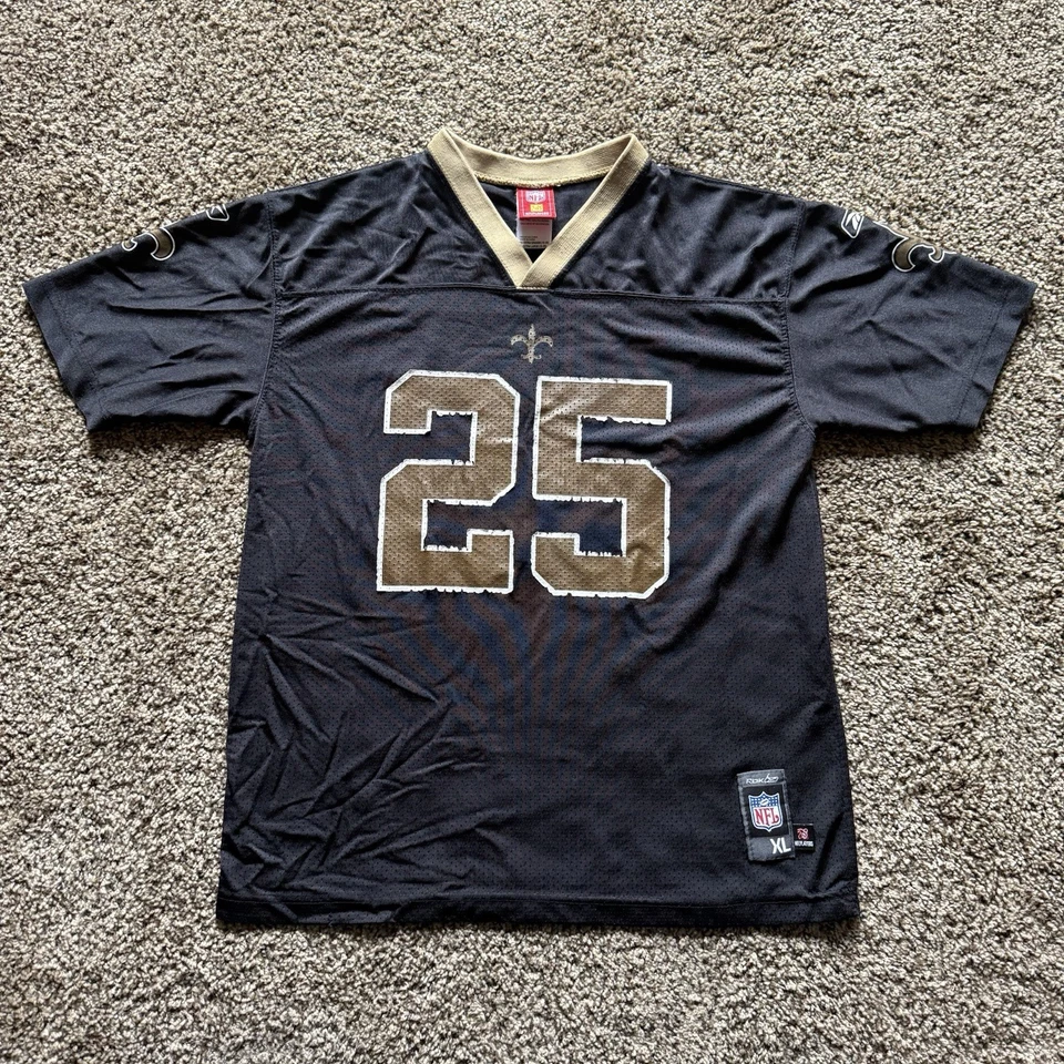 Camiseta deportiva vintage Reggie Bush Reebok Saints niños jóvenes XL Foto 1 de 4