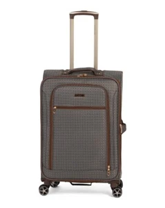 LONDON FOG 24in Sheffield Slate Softside Carry-on Spinner - Picture 1 of 4