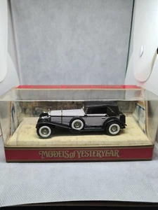 Y-16 MATCHBOX MODELS OF YESTERYEAR 1928 MERCEDES BENZ SS Silver / Black New 1:45 - Picture 1 of 7
