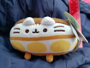 Neu 4,5" Gund Tiramisu Pusheen Katze Plüsch braun Kaffee italienisches Dessert 2022 Rom - Bild 1 von 16