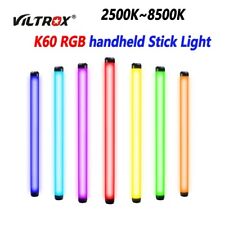 VILTROX K60 RGB LED Light Wand Handheld 360° RGB LED Video Light 2500K-8500K APP