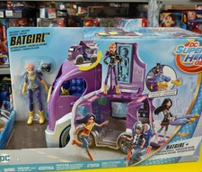 DC Super Hero Girls Batgirl con Veicolo QUARTIER GENERALE ORIGINALE GIGANTE