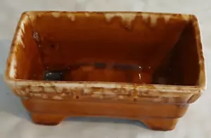 Spazzola McCoy Fioriera a Forma di Rettangolare con Piedi Marrone 6,2"x 3,5" - Foto 1 di 24