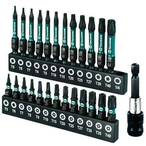 Torx Bit Set(T5-T40) 26 Pack Security Torx Bits Set with Magnetic Tips... - Picture 1 of 9