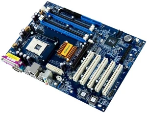 Asrock P4s55fx+ Sata Sis 655fx Pga478 4x Ddr Agp 5x Pci Atx Mainboard - Picture 1 of 2