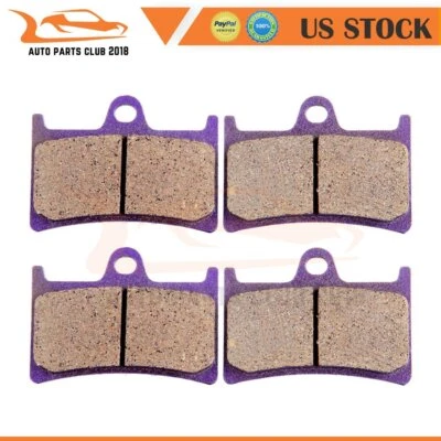 For YAMAHA YZF-R6 2005-2007 2006 FZ1 2006-2012 Front Carbon fiber Brake Pads - Image 1 of 3
