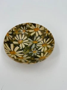 Vintage 1960er Fiberglas Gänseblümchen Schüssel 6 3/8" Durchmesser Salatschüssel MCM Mid Century - Bild 1 von 3