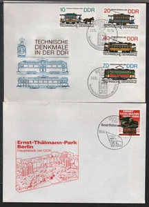 ✔️  GERMANY DDR 2 NICE Commemorative COVERS - Picture 1 of 1