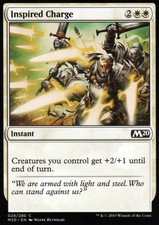 4x Inspired charge | NM/M | M20 Core Set Magic 2020 | Magic MTG