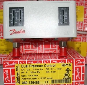 Interruptor de presión Danfoss KP15 060-126466 060-1264 nuevo en caja 1 pieza - Imagen 1 de 6