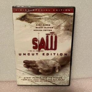 Saw Uncut Edition 2-Disc Special Edition (DVD, 2004) Sealed - Imagen 1 de 2