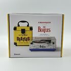 RSD 2024  Crosley THE Beatles Mini TURNTABLE AND CASE WITH 4 RECORDS In Hand